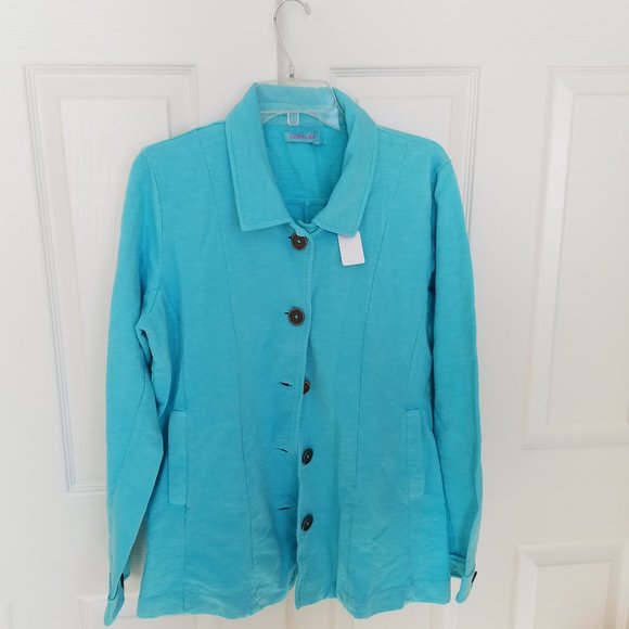 fresh produce Jackets & Blazers - Fresh Produce Womans L  Light Jacket EUC